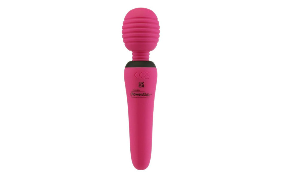 PalmPower Groove Mini Rechargeable Massage Wand Vibrator Fuchsia