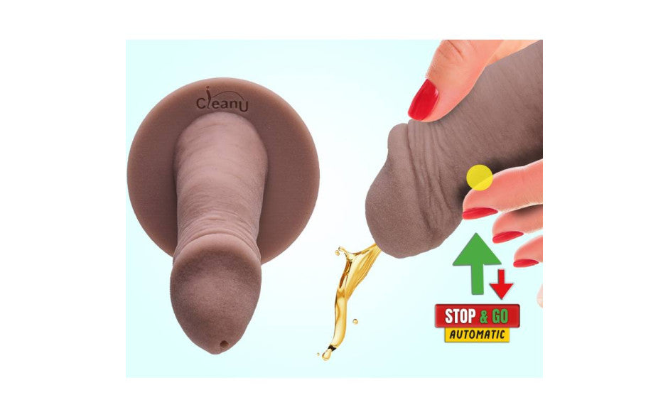 ScreenyWeeny 6.0 Prosthetic Penis Urine Device Cut Nordic White