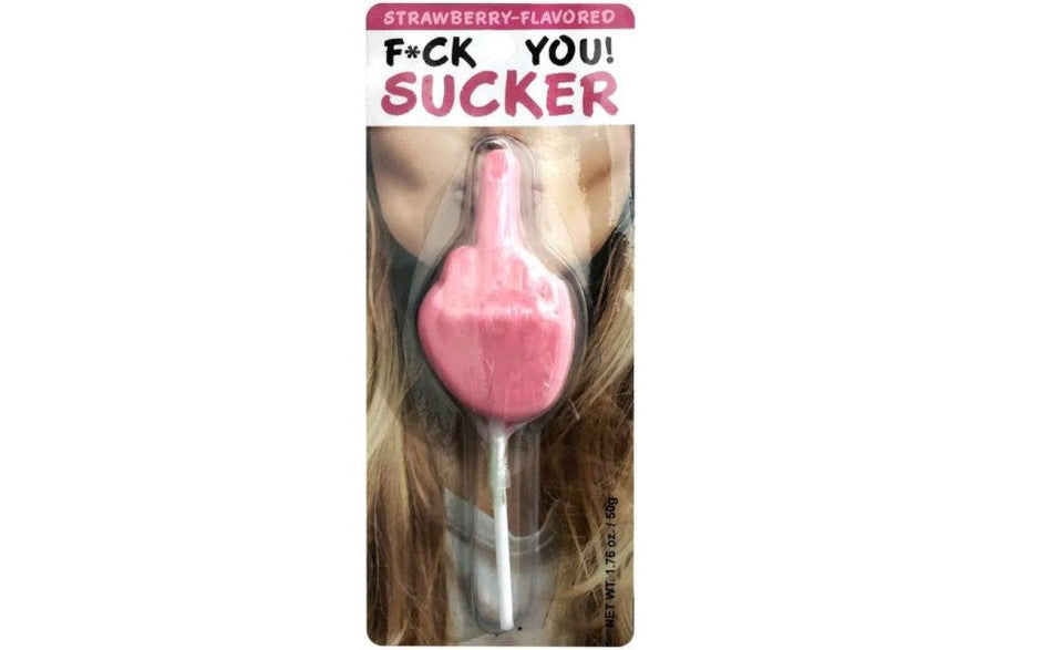 Strawberry Flavour Novelty Lollipop Adult Candy