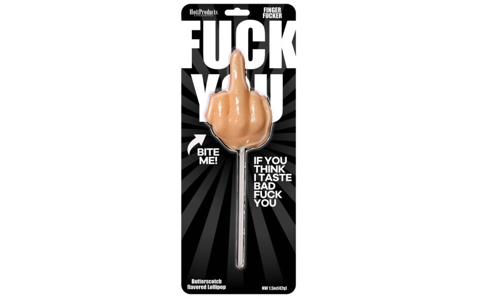 Finger Fucker Butterscotch Flavour Lollipop