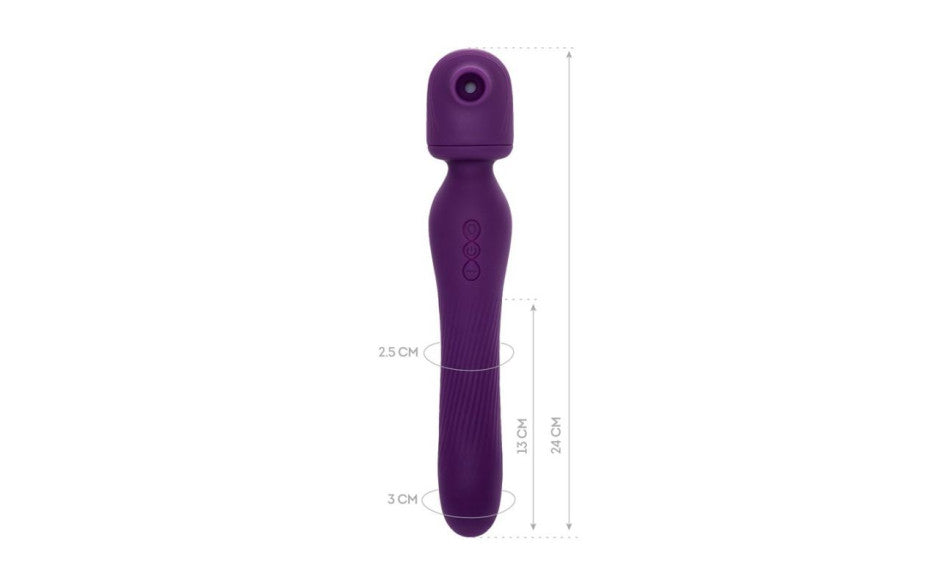 JOS Kisom 2-in-1 Wand and Air Pulse Stimulator