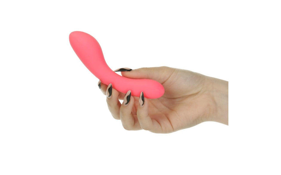 The Mini Swan Wand USB Rechargeable Waterproof Vibrator Pink Glow