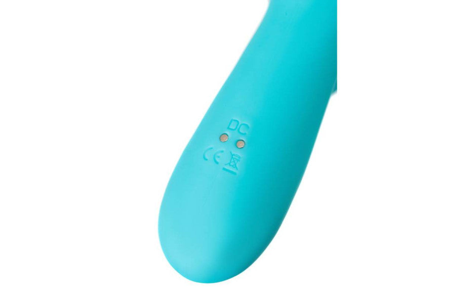 JOS Merry Swirl Rotating Shaft Rabbit Vibrator Blue