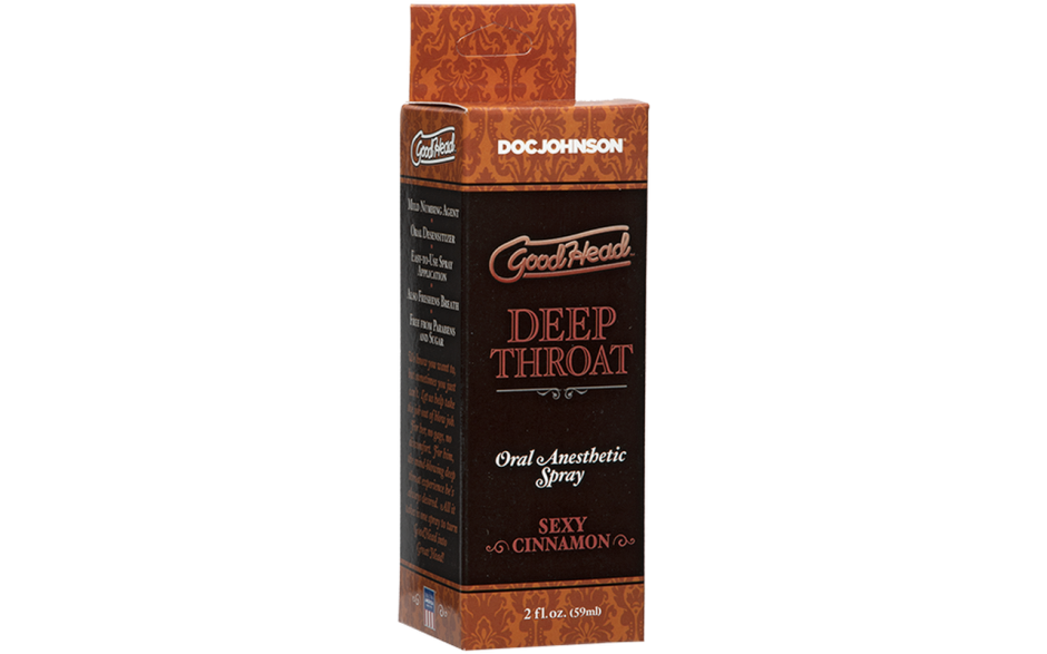 GoodHead Deep Throat Desensitising Spray Cinnamon 59ml