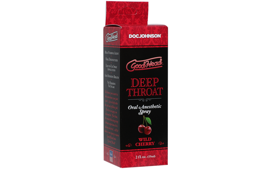 GoodHead Deep Throat Desensitising Spray Cherry 59ml