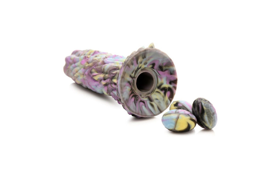 Dragon Spawn Silicone Ovipositor Dildo with Eggs