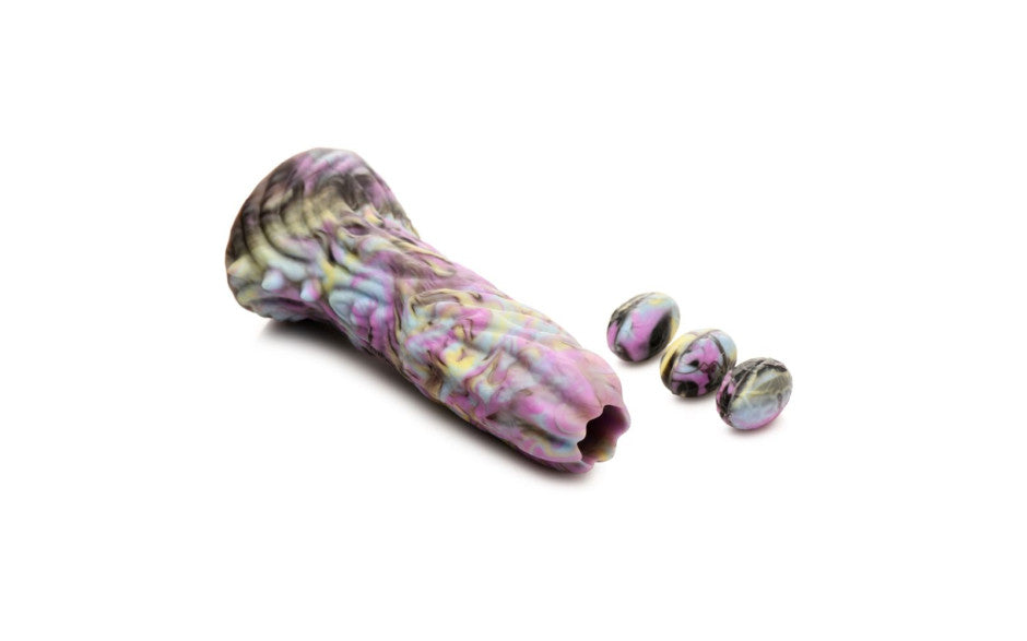 Dragon Spawn Silicone Ovipositor Dildo with Eggs
