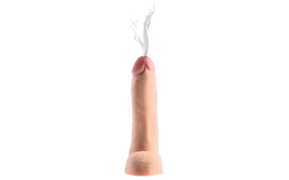 Realistic Squirting Dildo with Syringe 9 Inch