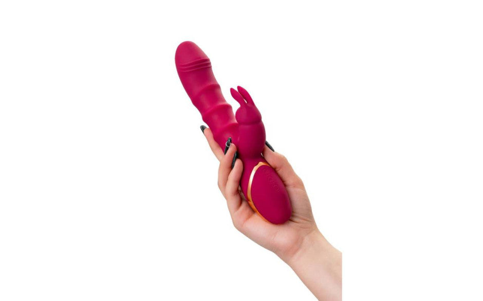 JOS Tenty Rabbit Vibrator with Moving Shaft Rings G-Spot