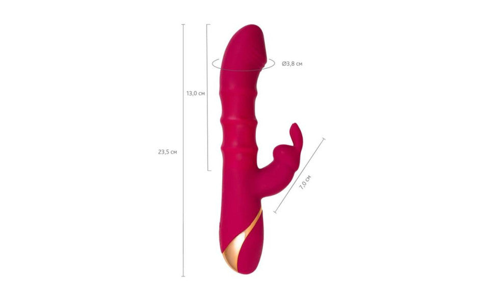 JOS Tenty Rabbit Vibrator with Moving Shaft Rings G-Spot