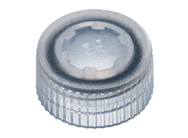 SureSeal Screw Cap with O-Ring Clear