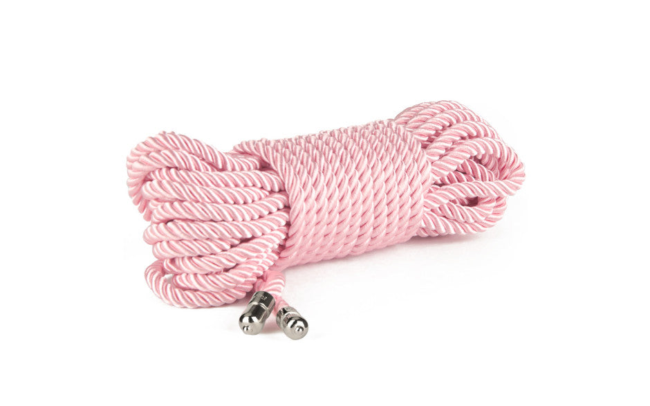 Rebellion Reign Silky Polyester Bondage Rope 10m Pink