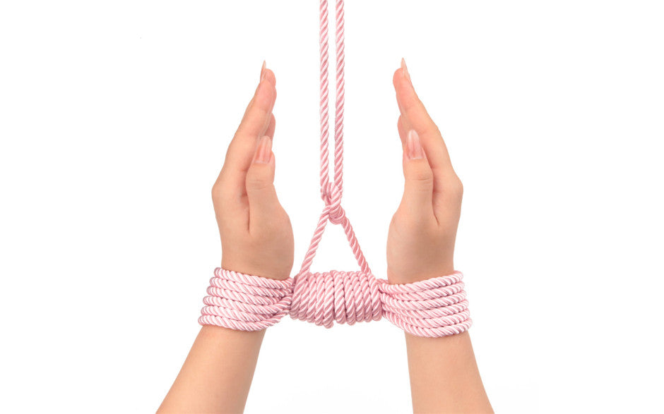 Rebellion Reign Silky Polyester Bondage Rope 10m Pink