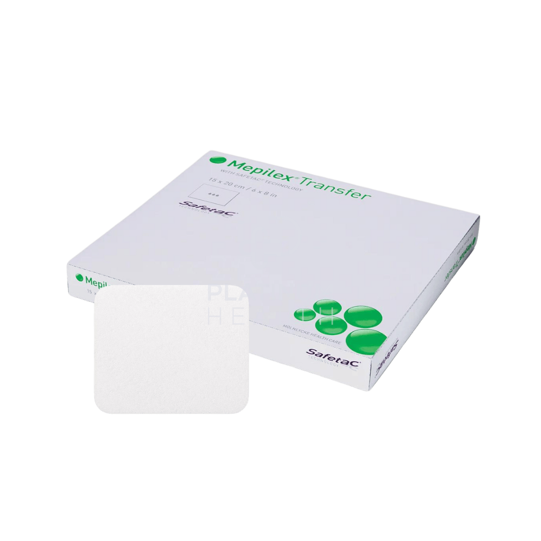 Molnlycke Mepilex Transfer Foam Dressing 10x12cm