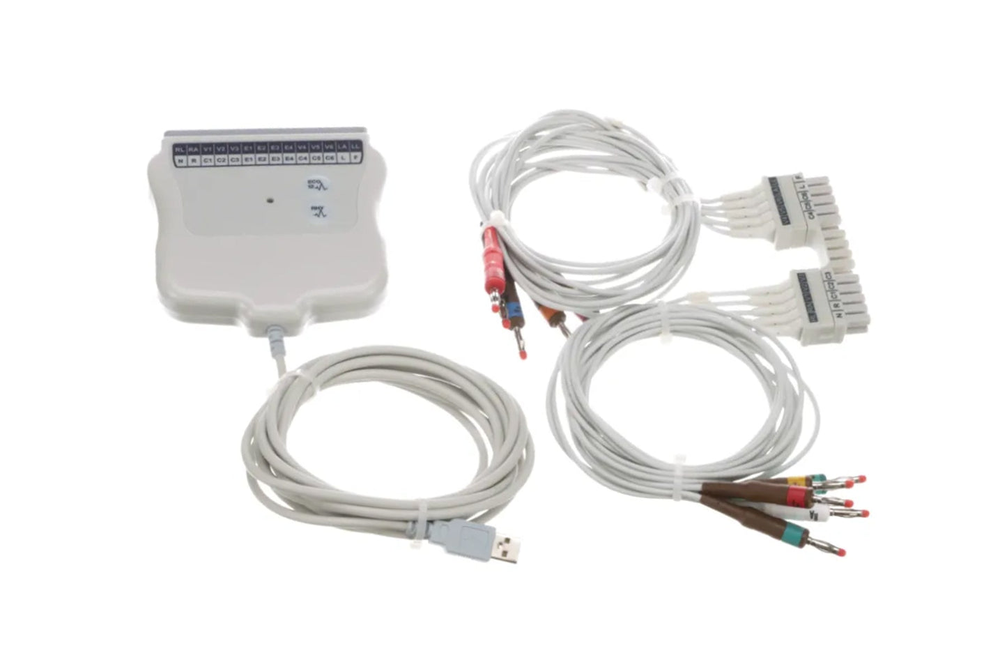 Hillrom - Welch Allyn Acquisition Module (AM12) with AHA banana leads