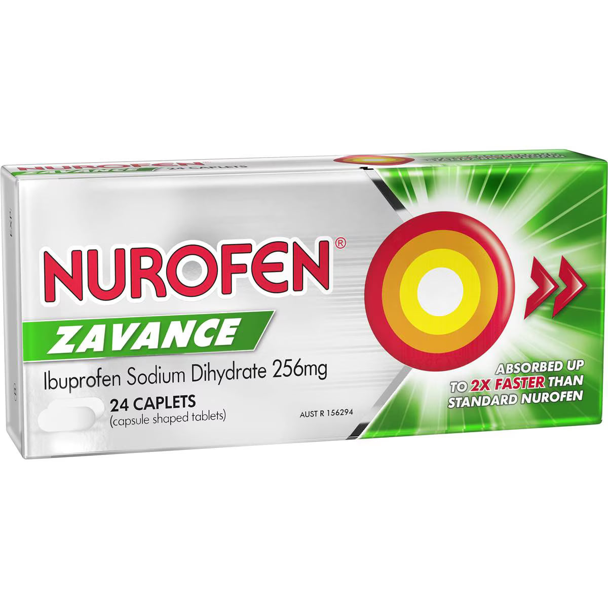 Nurofen Zavance Fast Pain Relief Tablets 256mg Ibuprofen
