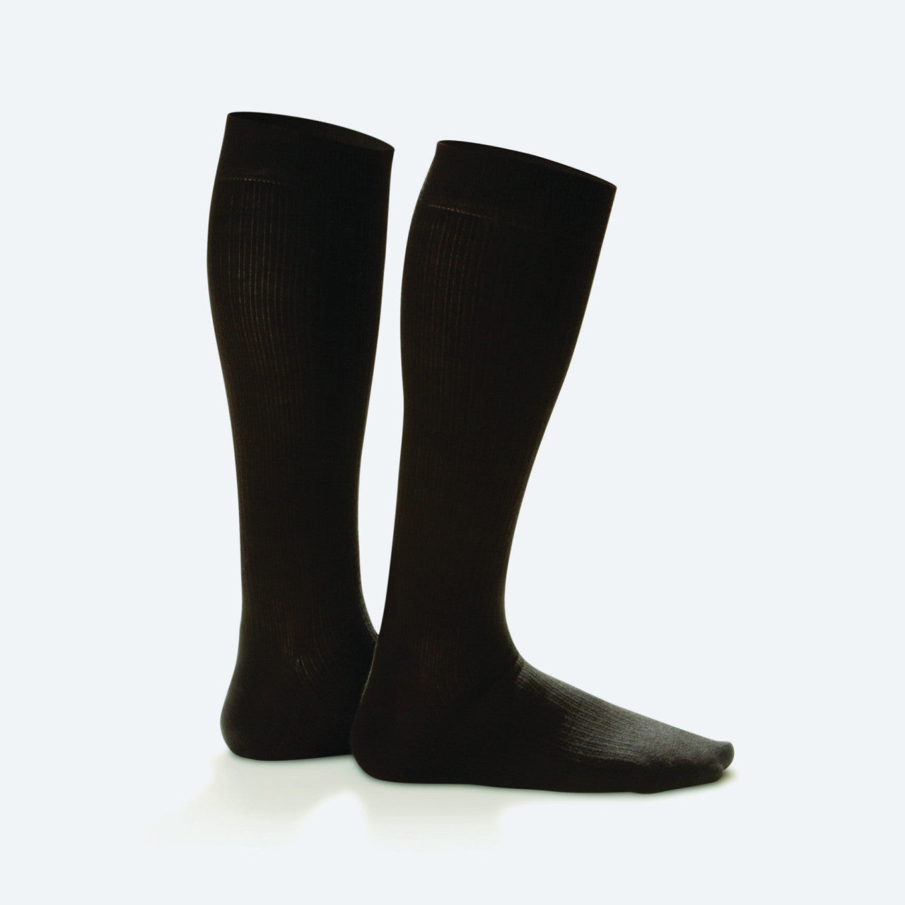 Dr Comfort Men's Micro Nylon Dress Socks X-Large Black 20-30 mmHG