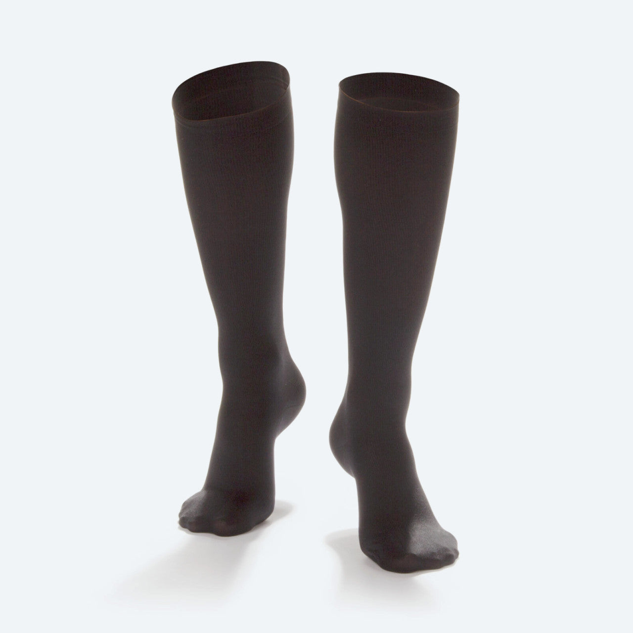 Dr Comfort Women's Micro Nylon Casual Sock Large Black 20-30 mmHG