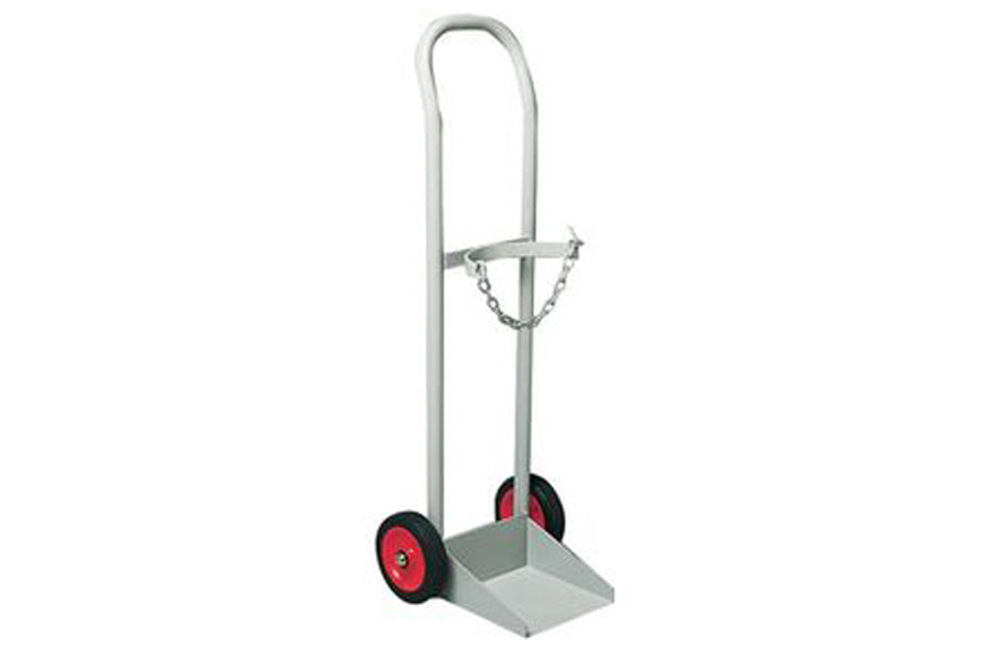 D-Size Oxygen Cylinder Trolley - Powdercoated