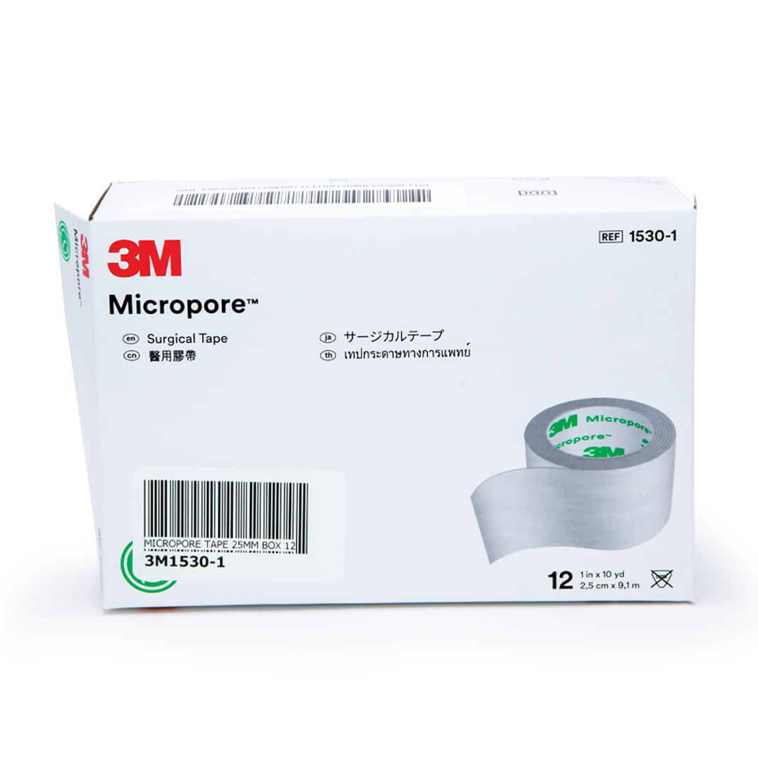 Micropore tape for dressings and electrodes