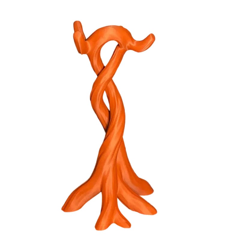 3D-printed modern headphone stand, compatible with various headphones (gaming headsets, Bluetooth headsets, etc.) Orange