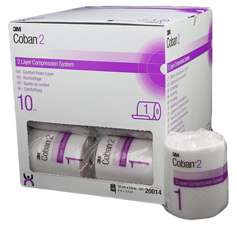 3M Coban 2 Layer Comfort Foam Layer 10cm X 3.5m