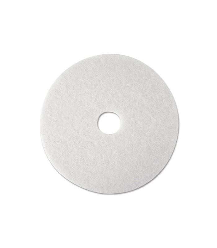 3M Cleaning & Washroom Supplies Carton of 5 3M Floor Pad Super Polish 40cm White