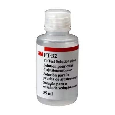 3M Healthcare Respirator Mask Fit Testing Fit Test Solution Bitter (Bitrex), 55mL FT-32 3M Mask Qualitative Fit Test Kits