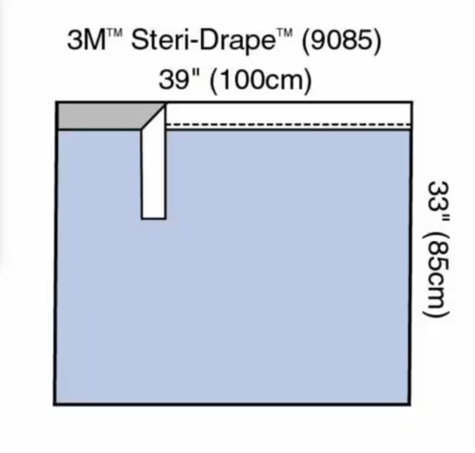3M Healthcare 3M Steri-Drape Absorbent Prevention Fabric Range Surgical Products Adhesive Towel 9085