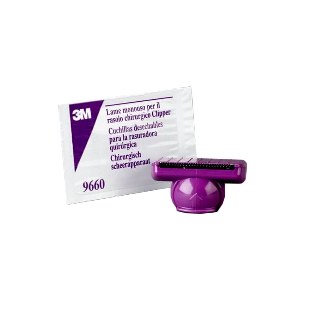 3M Healthcare Skin Preparation Single-Use Surgical Clipper Blades for 9661L 3M Surgical Clipper with Pivoting Head