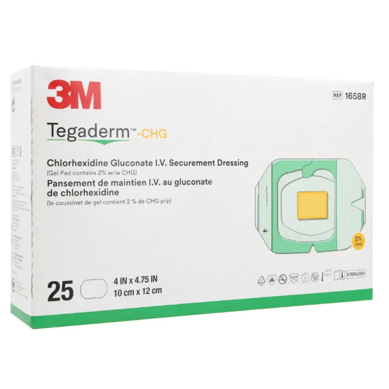 3M Tegaderm CHG I.V. Securement Dressing