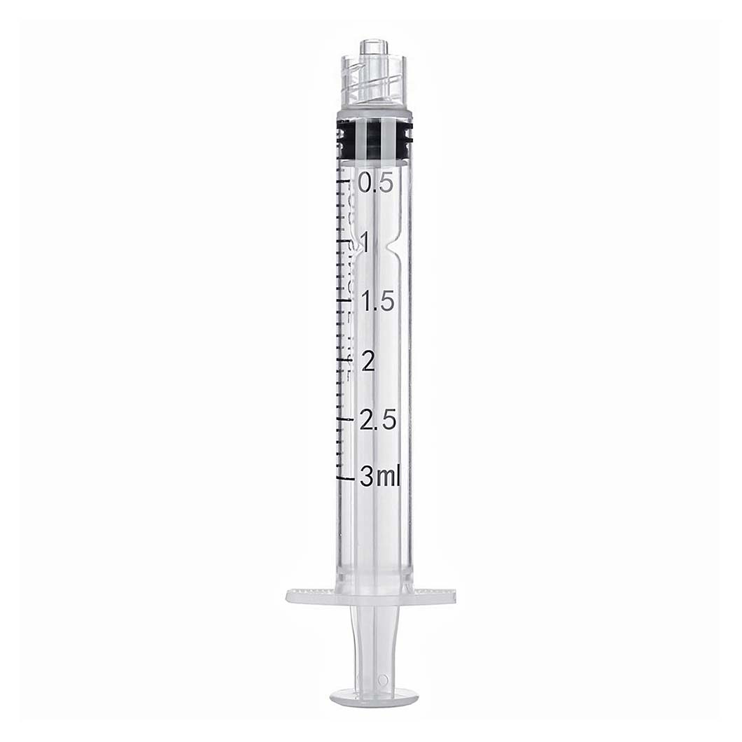 Luer Lock Syringes Without Needle – Sterile Disposable, Box of 100