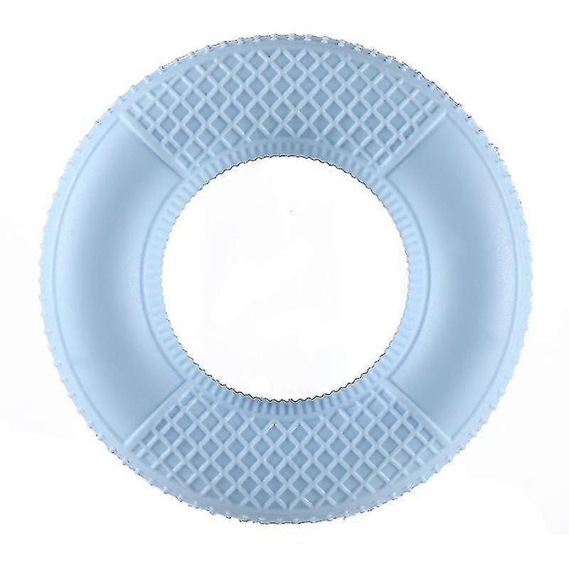4-Pack Mesh Silicone Grip Circles, Rehab Gym Hand Strength Trainer, 50lb, Blue