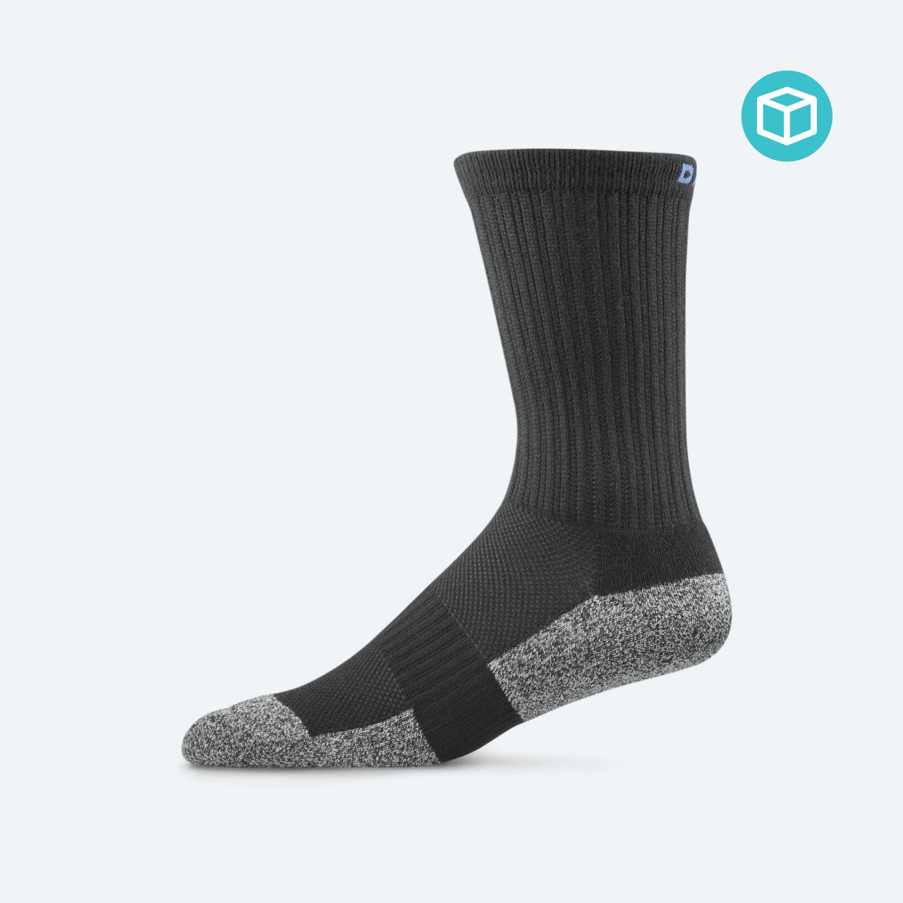 Dr Comfort Crew Socks X-Large Black