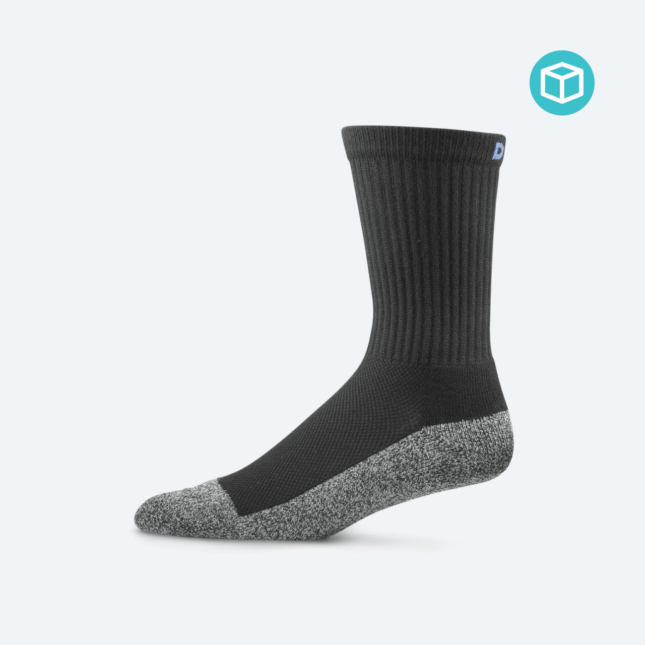 Dr Comfort Extra-Roomy Socks Small Black