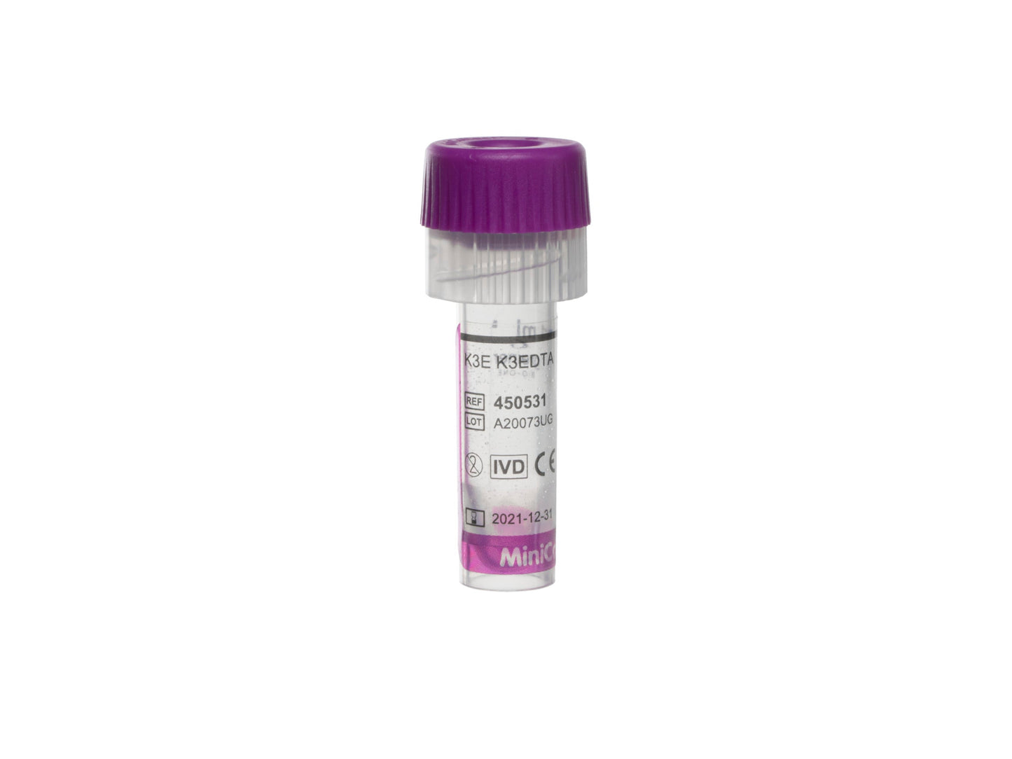 MiniCollect Tube 1ml K3E K3EDTA