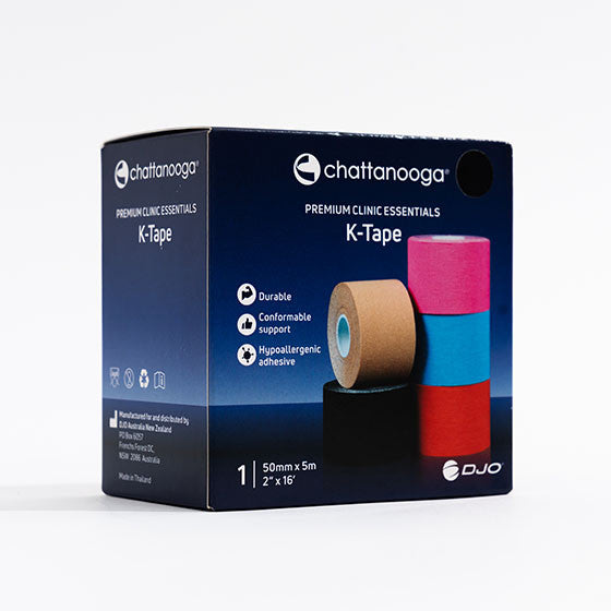 Chattanooga Premium Clinic Essentials K-Tape 50mm x 31.5m Blue