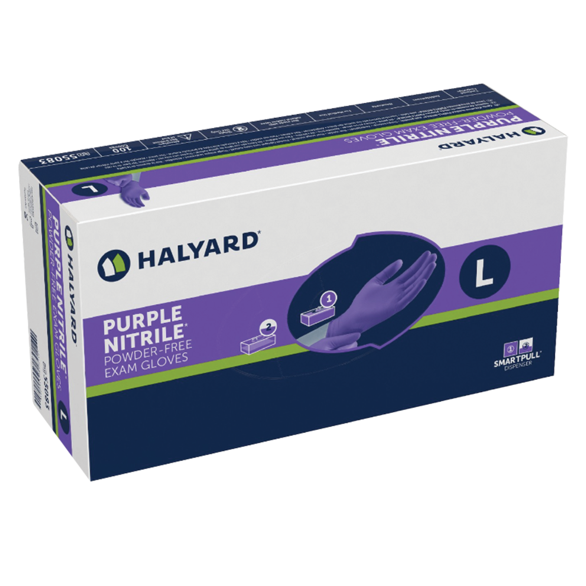 Halyard Purple Nitrile Examination Glove Powder Free Non Sterile