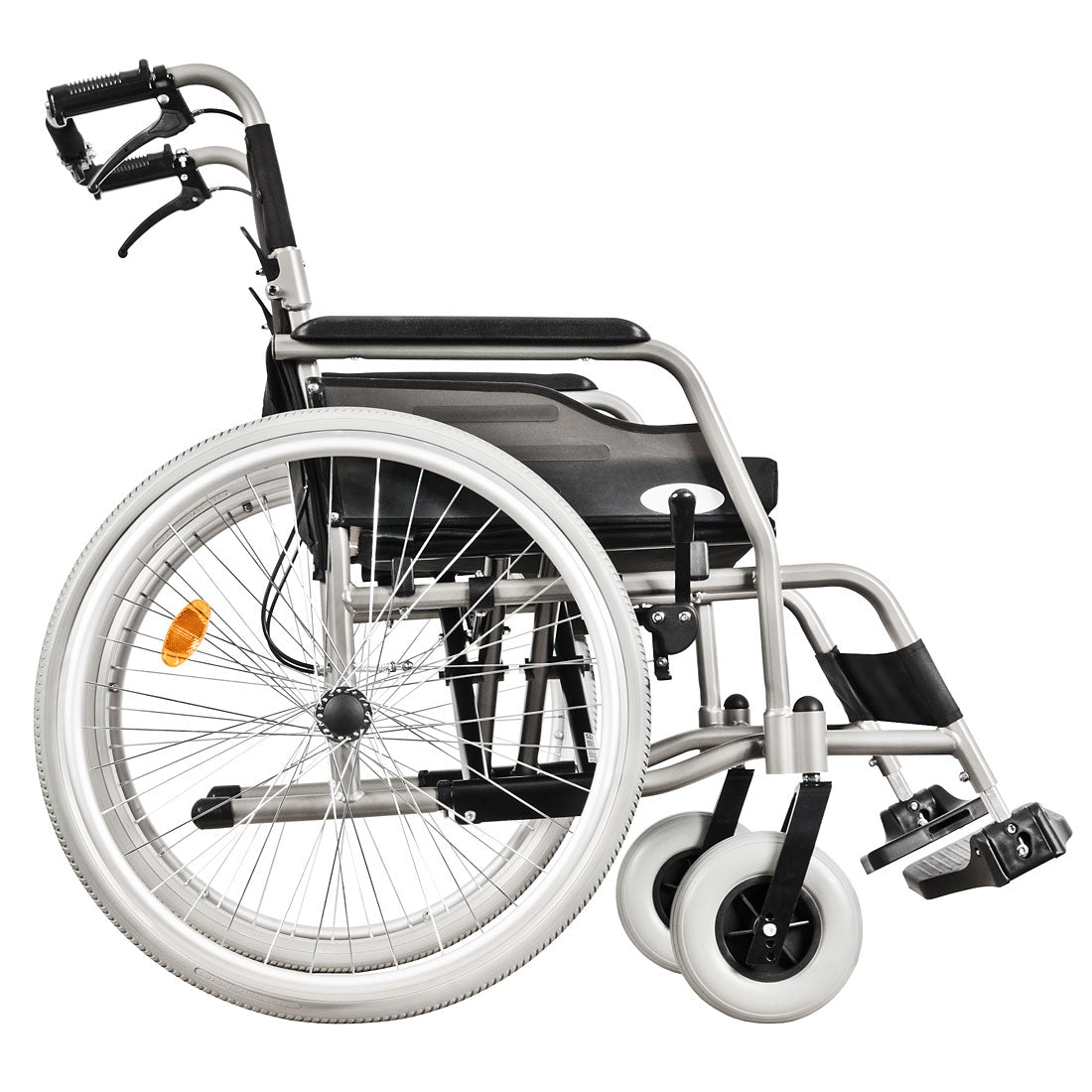 Self-Propelled Wheelchair — Bariatric Heavy-Duty Aluminium