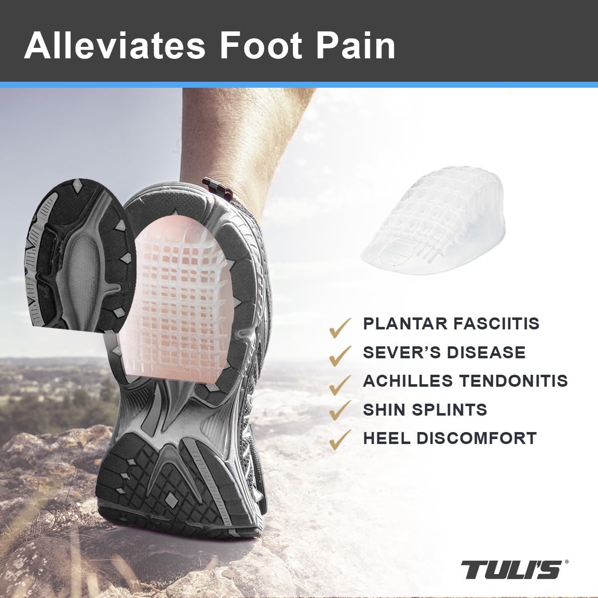 Tuli'S Heavy Duty Heel Cups - Clear