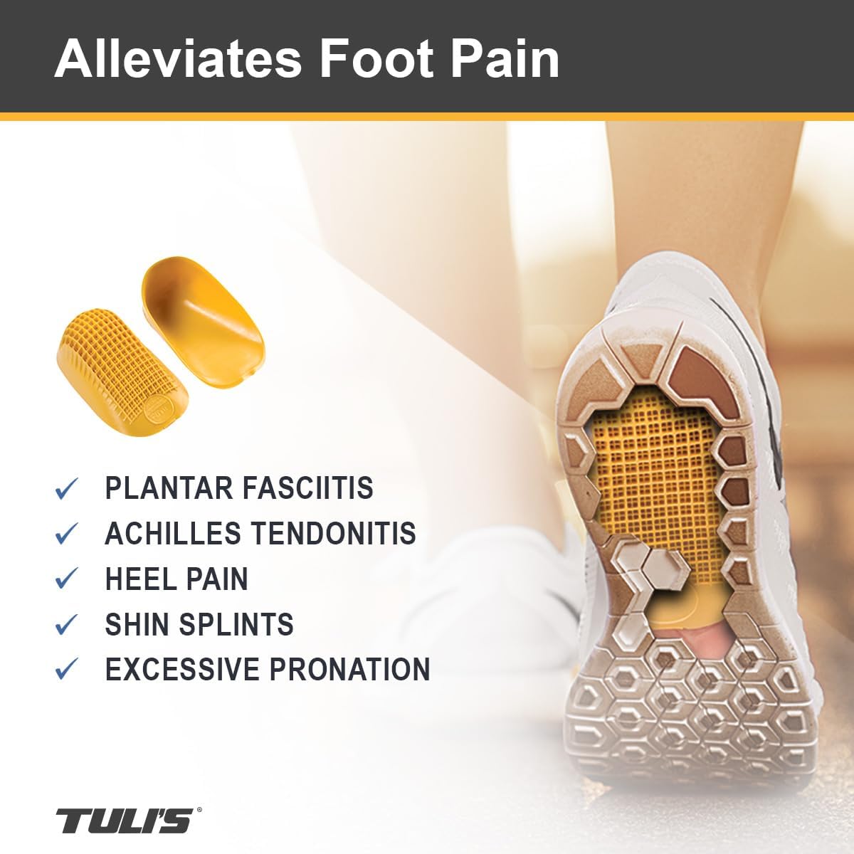 TULI's Heel Cups - Classic Yellow