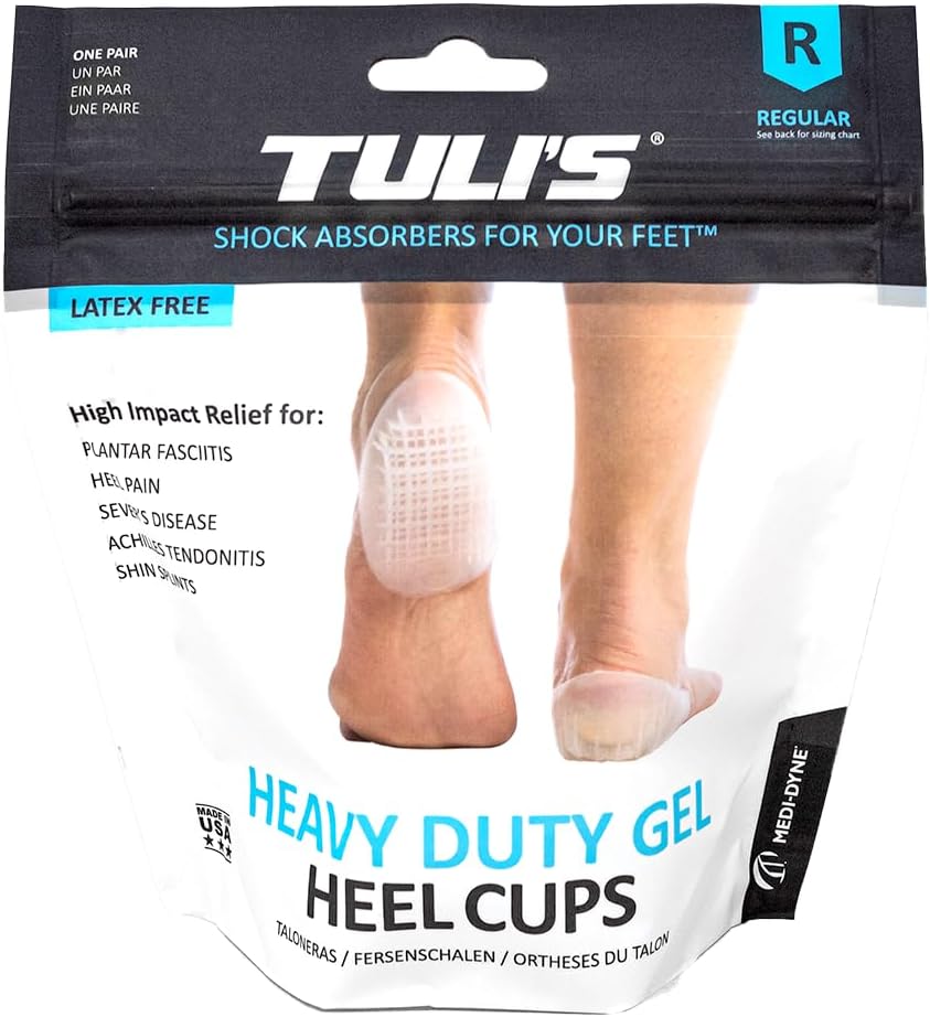 Tuli'S Heavy Duty Heel Cups - Clear