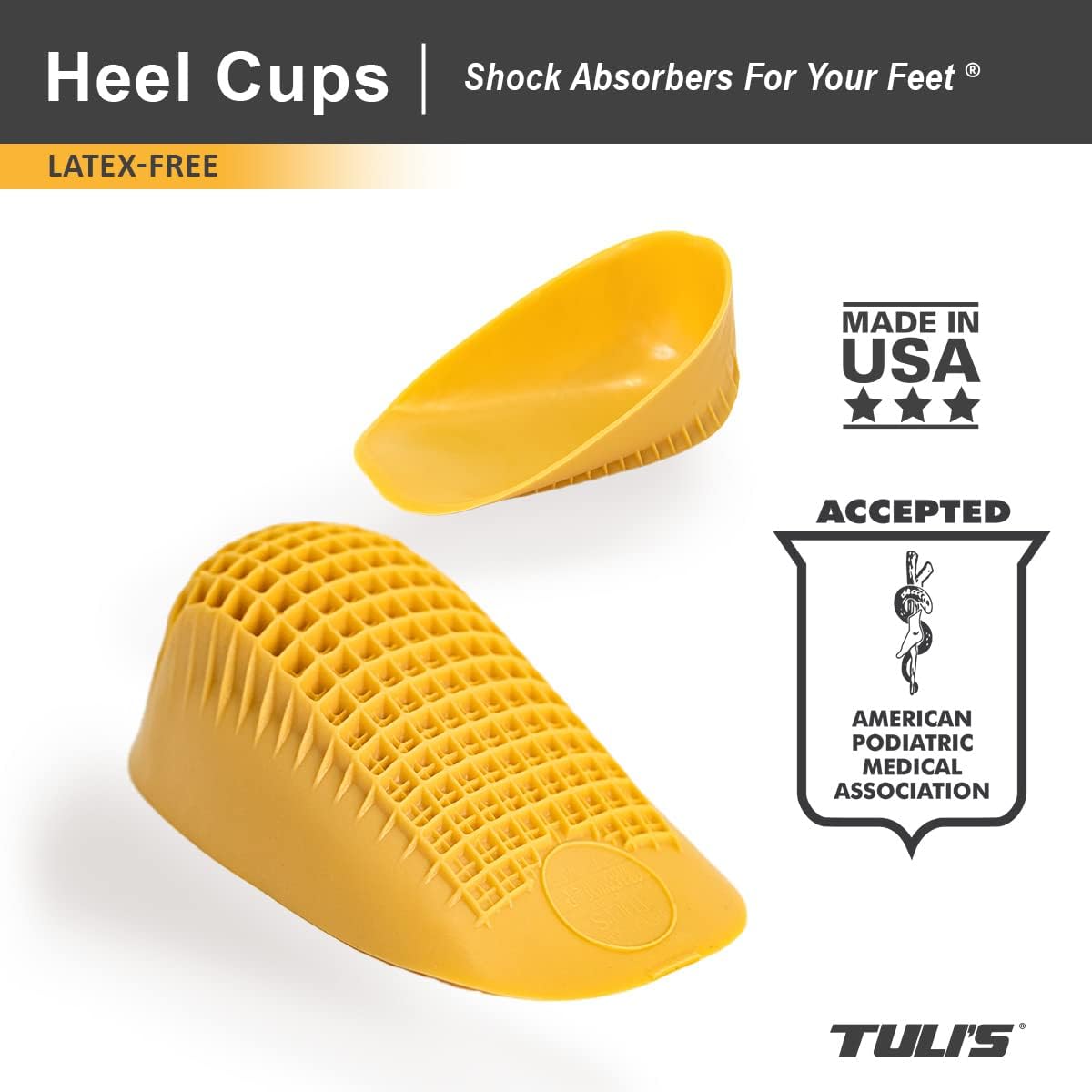 TULI's Heel Cups - Classic Yellow
