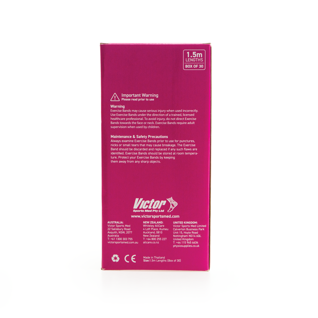 Latex Free Exercise Band 1.5m - Ideal for Strength & Flexibility
