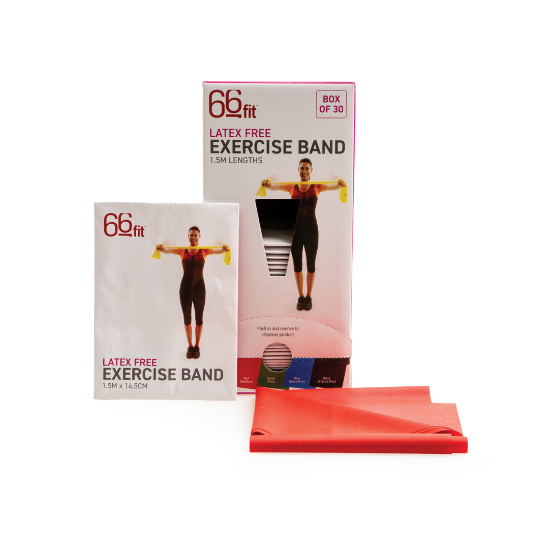 Latex Free Exercise Band 1.5m - Ideal for Strength & Flexibility