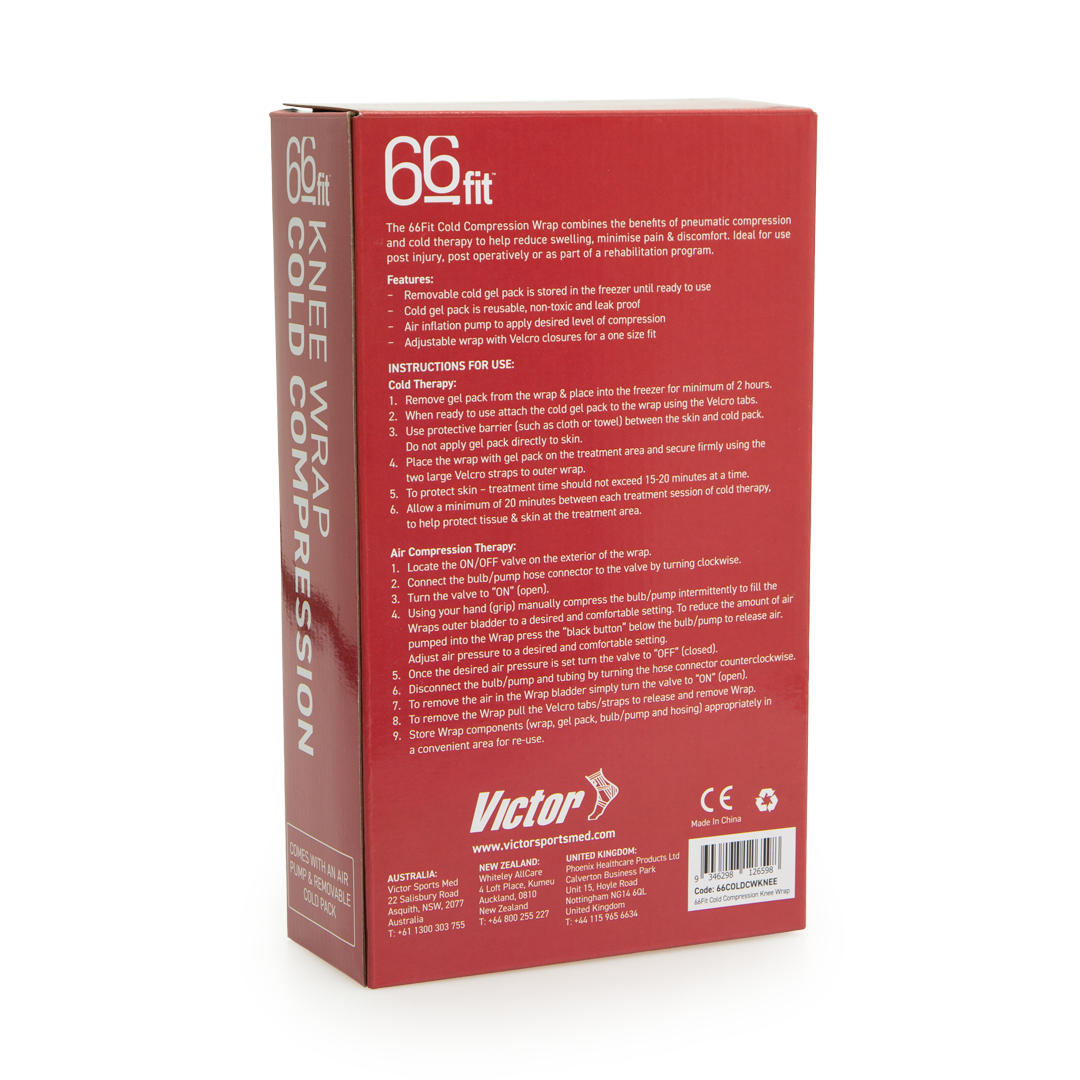 Cold pack replacement for knee wrap