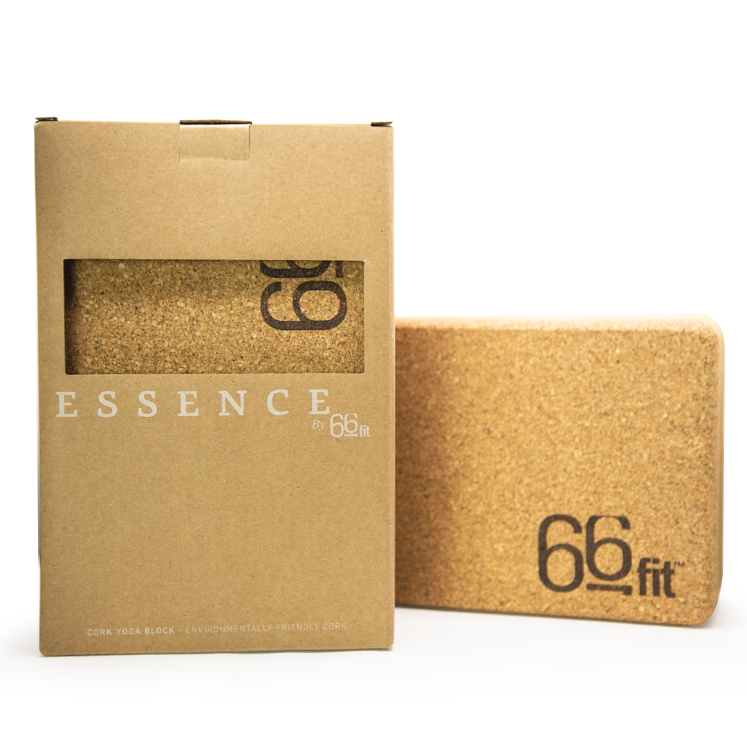 Cork Yoga Block with Antimicrobial and Non-Slip