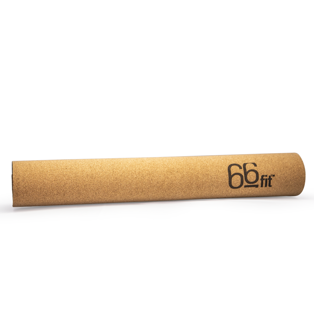 Cork Yoga Mat with Natural Rubber Backing for Comfort