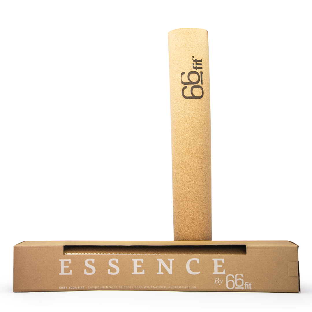 Cork Yoga Mat with Natural Rubber Backing for Comfort