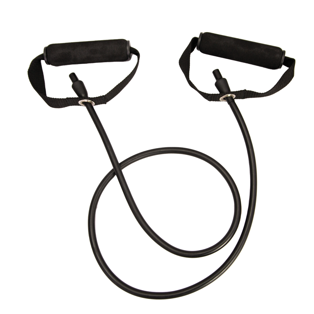 Resistance Tube with Handles – 130cm Exercise Band for Strength Training, Pilates